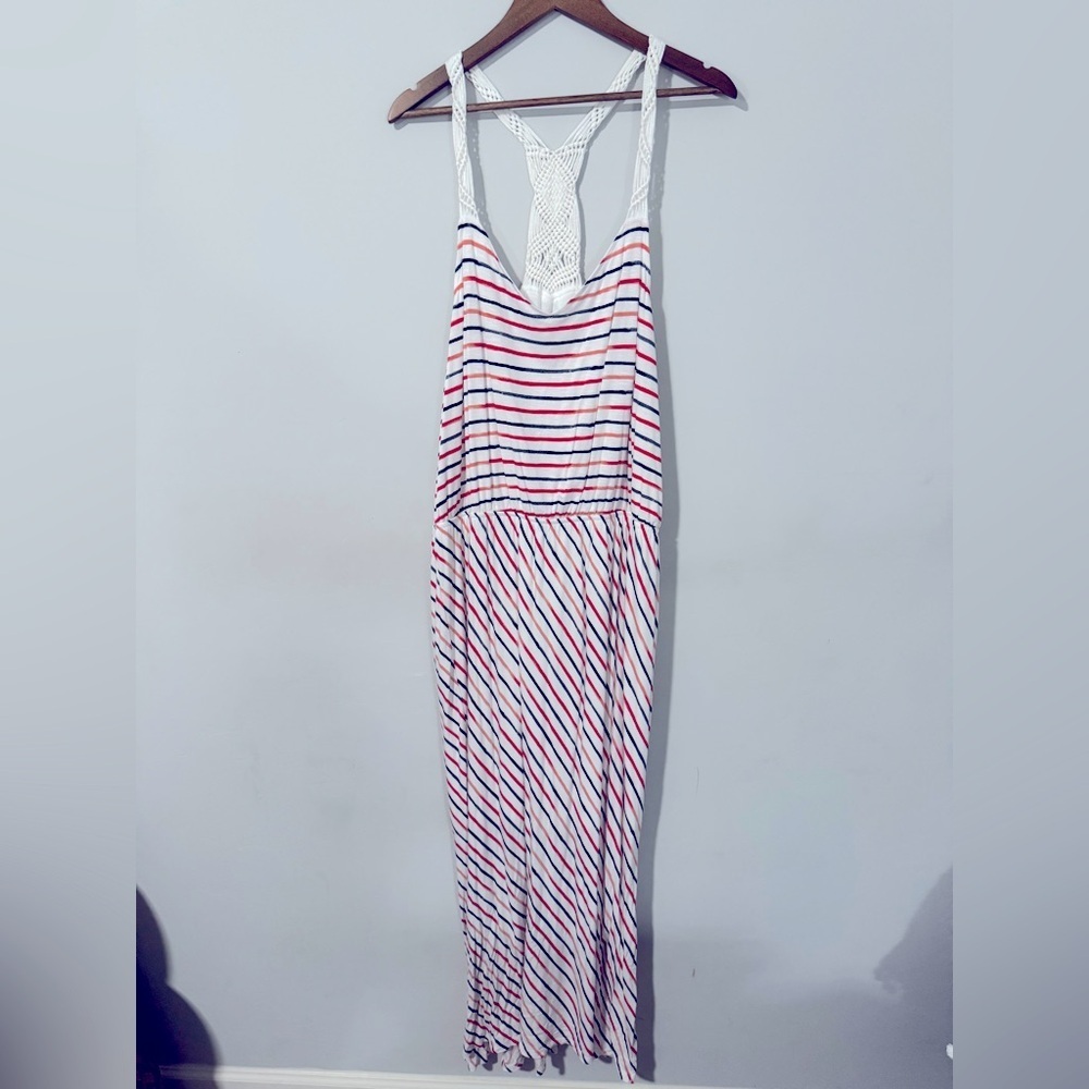 Maurice’s - Red and blue stripe Maxi dress